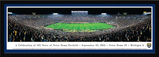 Notre Dame Football - 125th Anniversary - Select Frame - 757 Sports Collectibles