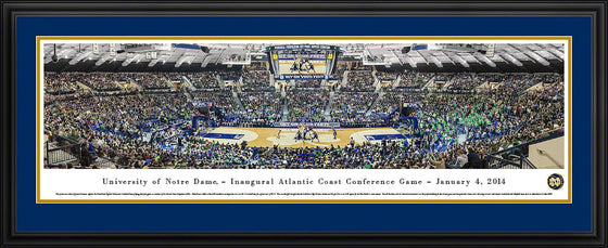 Notre Dame Basketball - Inaugural ACC - Deluxe Frame - 757 Sports Collectibles