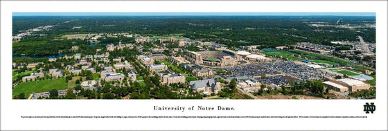Notre Dame - Campus Aerial - Unframed - 757 Sports Collectibles
