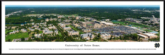 Notre Dame - Campus Aerial - Standard Frame - 757 Sports Collectibles