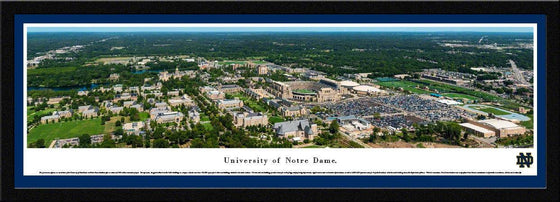 Notre Dame - Campus Aerial - Select Frame - 757 Sports Collectibles