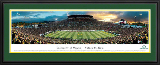 Oregon Football - Deluxe Frame - 757 Sports Collectibles