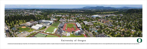 Oregon Football - Aerial - Unframed - 757 Sports Collectibles