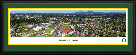 Oregon Aerial - Deluxe Frame - 757 Sports Collectibles