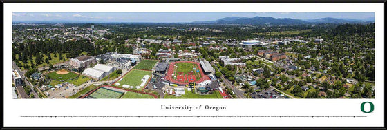 Oregon Aerial - Standard Frame - 757 Sports Collectibles