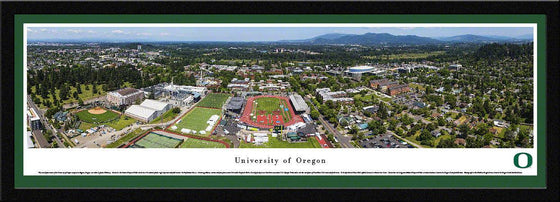 Oregon Aerial - Select Frame - 757 Sports Collectibles