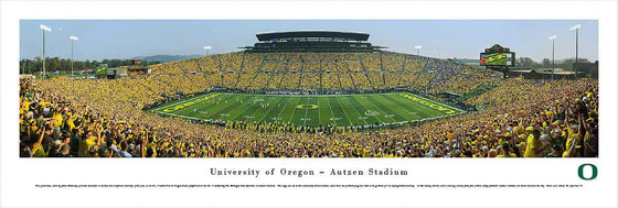 Oregon Football - 50 Yard Day - Unframed - 757 Sports Collectibles