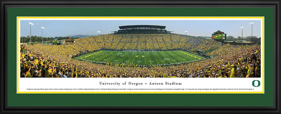 Oregon Football - 50 Yard Day - Deluxe Frame - 757 Sports Collectibles