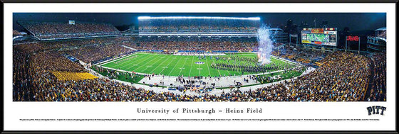 Pittsburgh Football - Night - Standard Frame - 757 Sports Collectibles