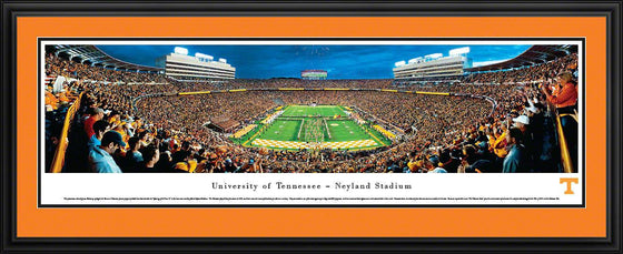 Tennessee Football - Power "T" - Deluxe Frame - 757 Sports Collectibles