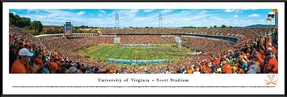 Virginia Football - 50 Yard Line - Standard Frame - 757 Sports Collectibles