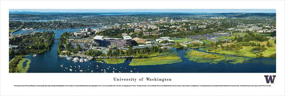 Washington - Campus Aerial - Unframed - 757 Sports Collectibles