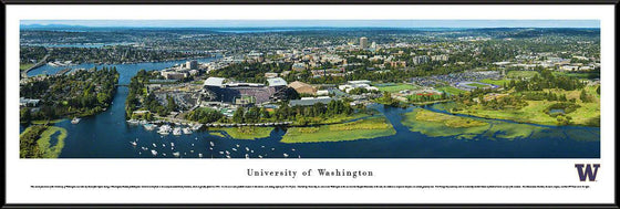 Washington - Campus Aerial - Standard Frame - 757 Sports Collectibles