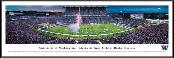 Washington Football- 50 Yard Line - Standard Frame - 757 Sports Collectibles