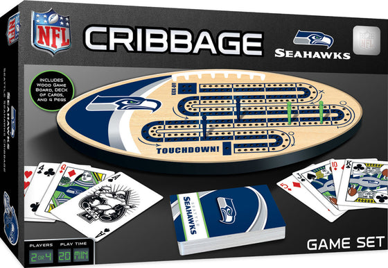 NFL Seattle Seahawks Cribbage Board Game