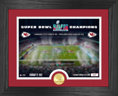 Kansas City Chiefs Super Bowl LVII Champions Celebration Bronze Coin Photo Mint