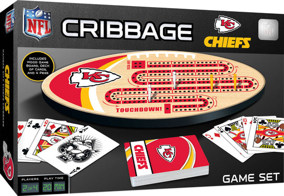 NFL Kansas City Chiefs Cribbage Board Game