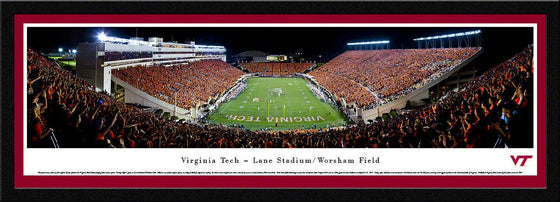 Virginia Tech Football - End Zone - Select Frame - 757 Sports Collectibles