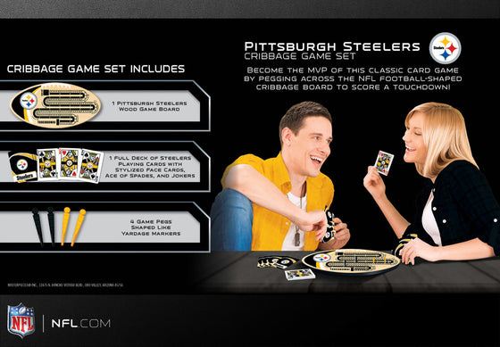 NFL Pittsburgh Steelers Cribbage Board Game