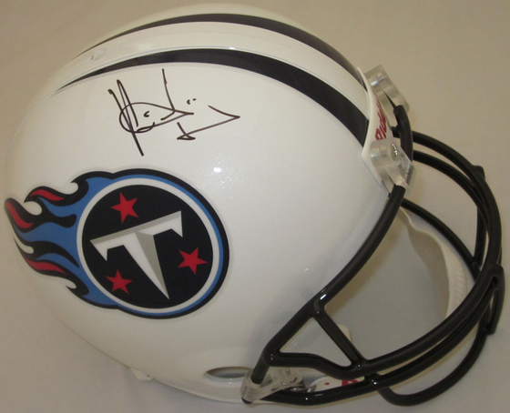 Vince Young Tennessee Titans Autographed Full Size Replica Helmet