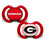 Georgia Bulldogs NCAA Baby Fanatic Pacifier 2-Pack