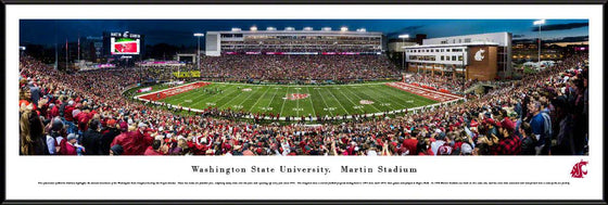 Washington State Football - 50 Yard Line - Standard Frame - 757 Sports Collectibles