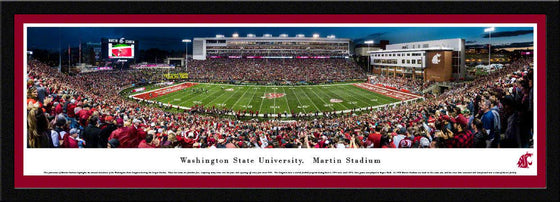 Washington State Football - 50 Yard Line - Select Frame - 757 Sports Collectibles