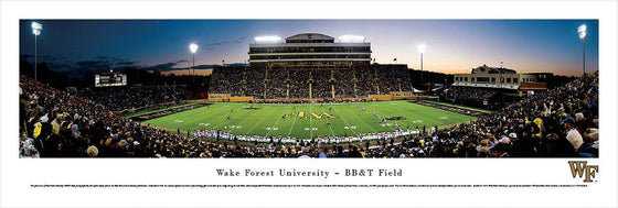 Wake Forest Football - 50 Yard Line - Unframed - 757 Sports Collectibles