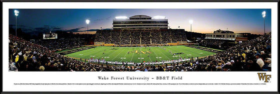 Wake Forest Football - 50 Yard Line - Standard Frame - 757 Sports Collectibles