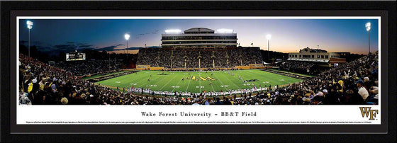 Wake Forest Football - 50 Yard Line - Select Frame - 757 Sports Collectibles