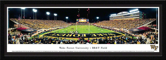 Wake Forest Football - End Zone - Select Frame - 757 Sports Collectibles