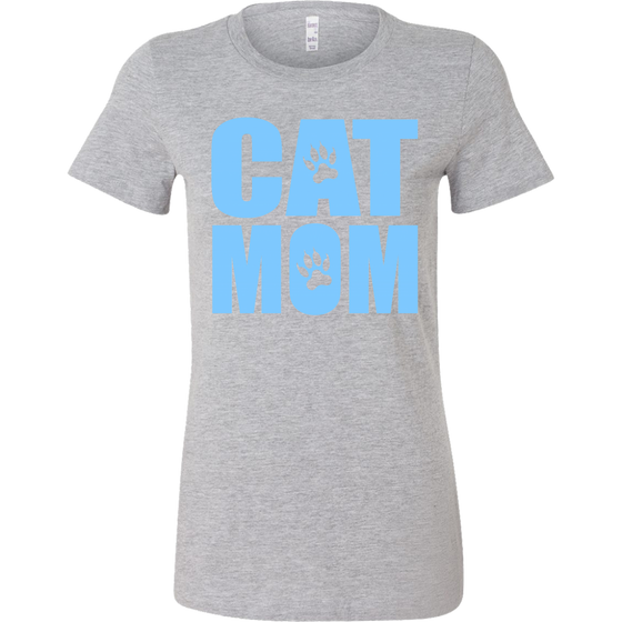 Cat Mom Womens Shirt - 100% Cotton - S - 2XL - 757 Sports Collectibles