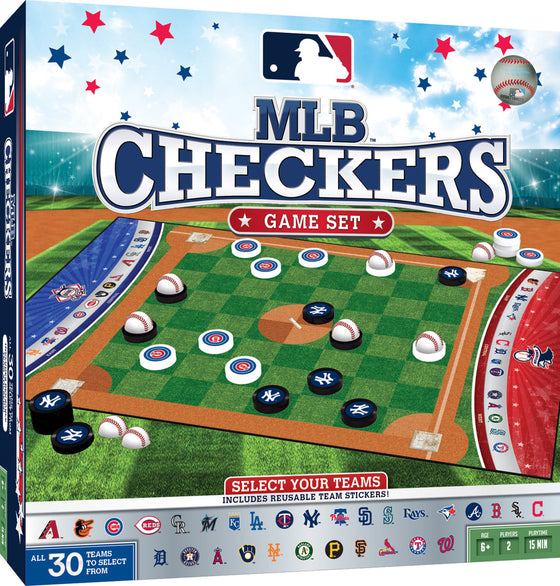 MLB - All Teams Checkers Board Game