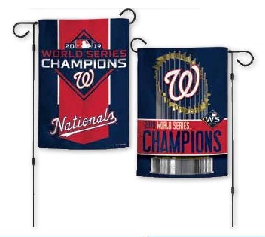 Washington Nationals 2019 World Series Champions Garden Flag