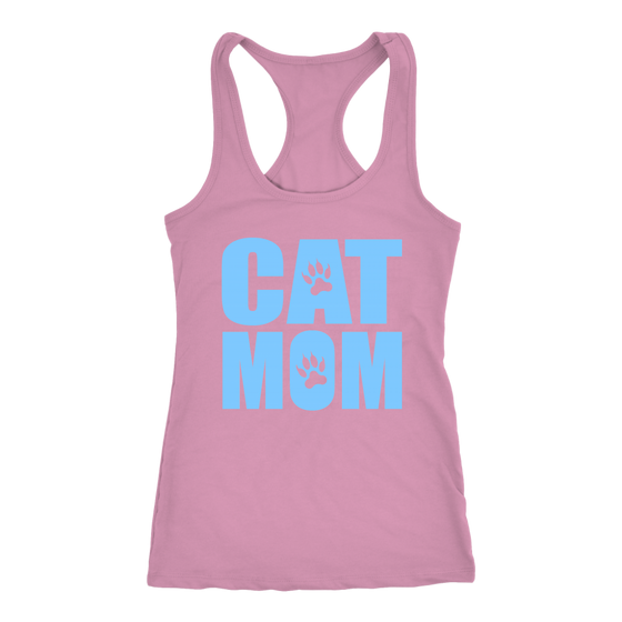 Cat Mom Womens Shirt - 100% Cotton - S - 2XL - 757 Sports Collectibles