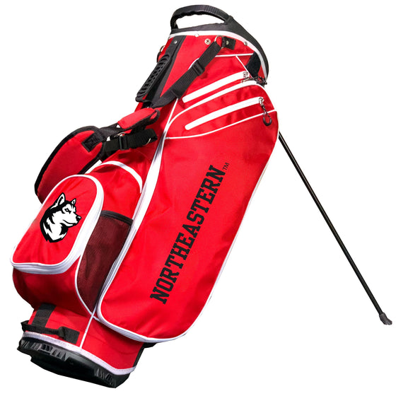 Northeastern Huskies Birdie Stand Golf Bag Red