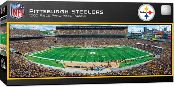 Stadium Panoramic - Pittsburgh Steelers 1000 Piece NFL Sports Puzzle - Center View