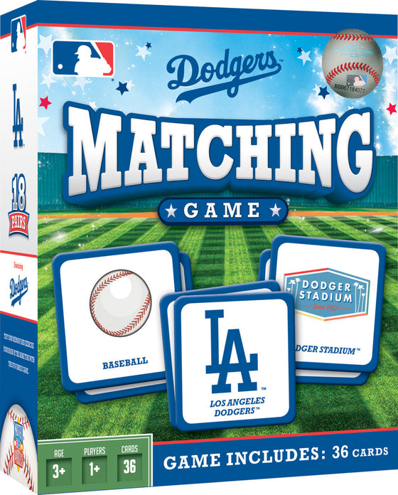 Los Angeles Dodgers MLB Matching Game
