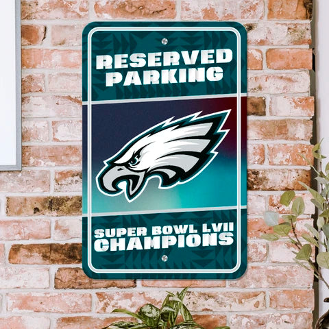 Philadelphia Eagles Super Bowl LVII Parking Sign