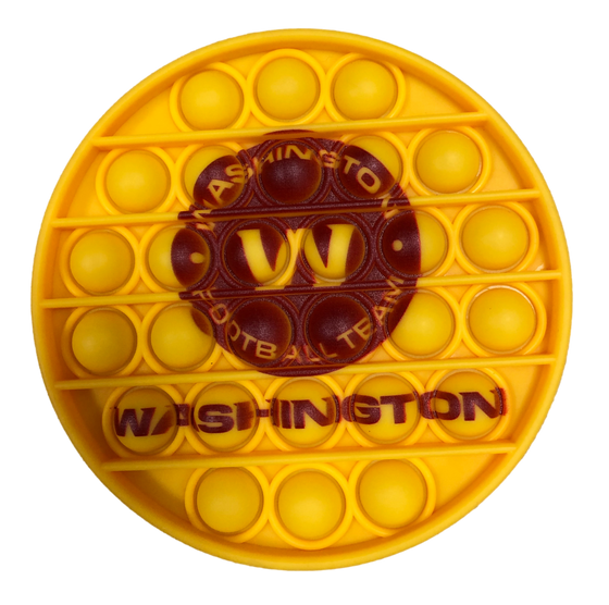 Washington Football Team Round Circle Fidget Popper