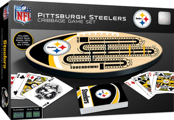 NFL Pittsburgh Steelers Cribbage Board Game