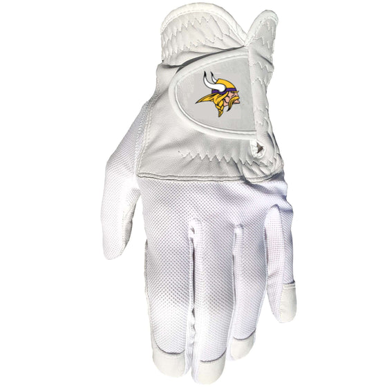 Minnesota Vikings Golf Glove - Single Fit - Cabretta Leather - 757 Sports Collectibles