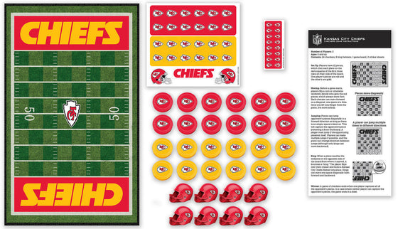 Kansas City Chiefs NFL Checkers Board Game